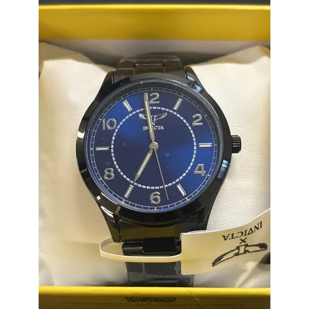 Invicta Specialty I By Invicta Men’s Watch 42M Black With Blue Dial New 69883